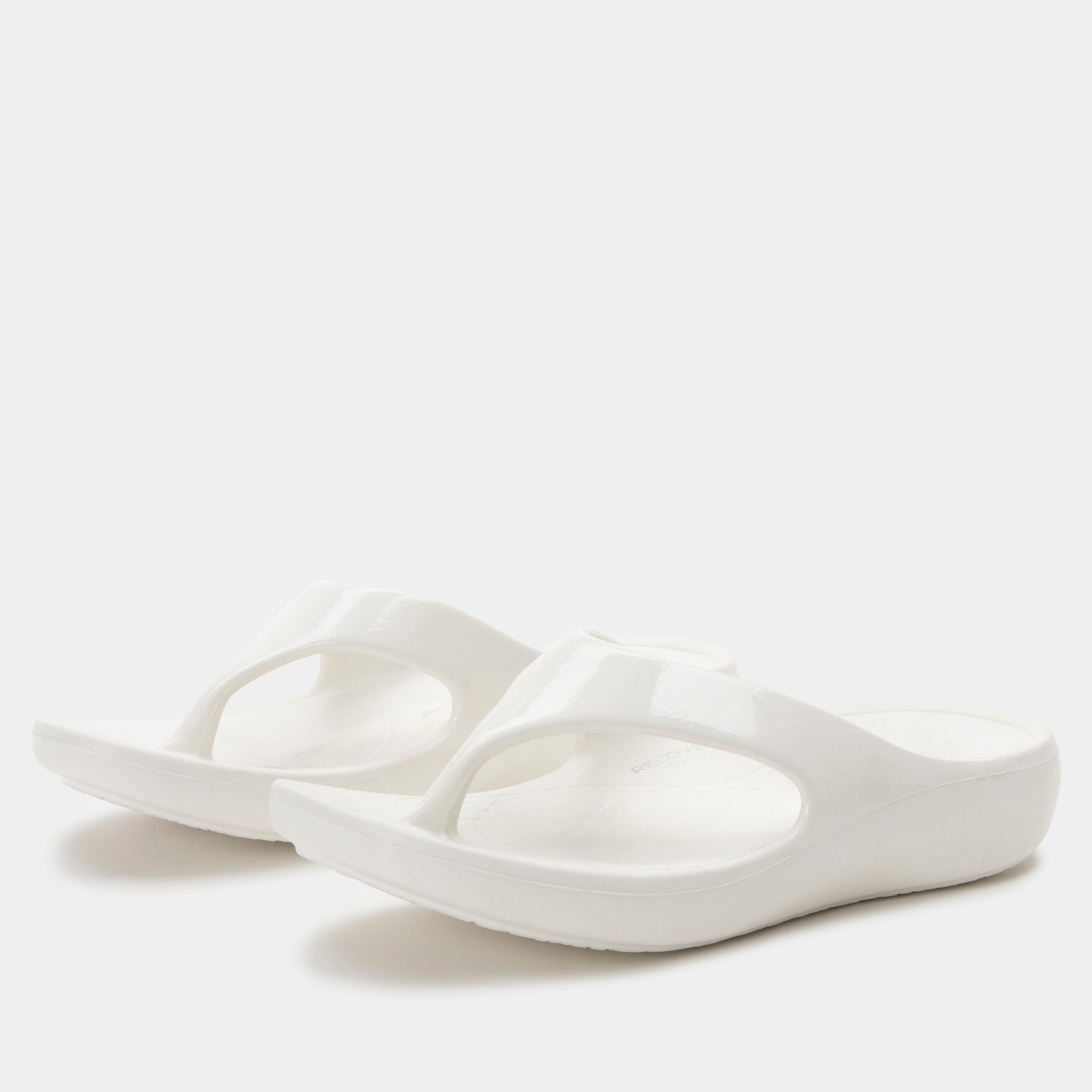 Ode White Gloss Sandal