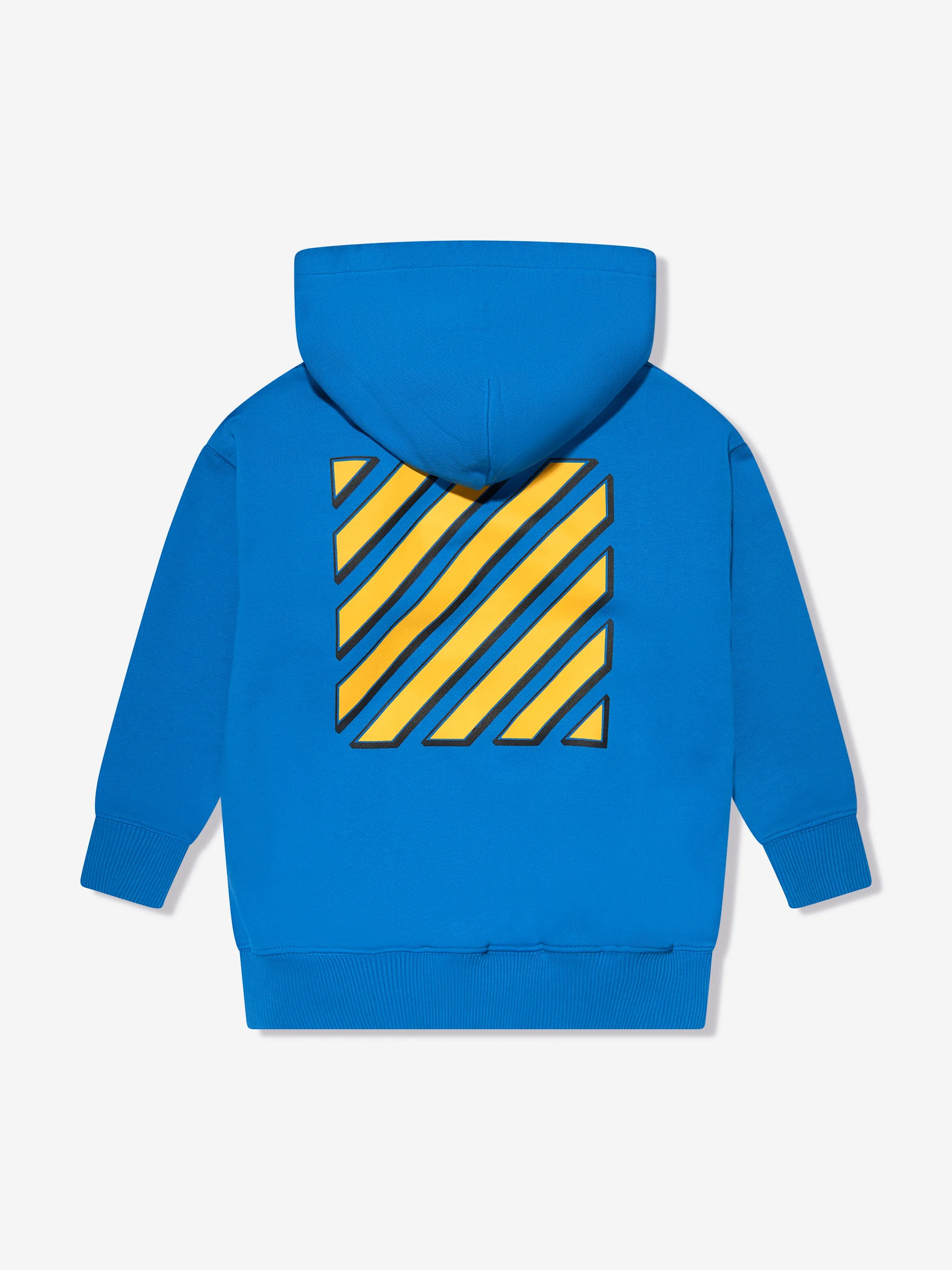 Off-White Boys Baseball Logo Hoodie in Blue