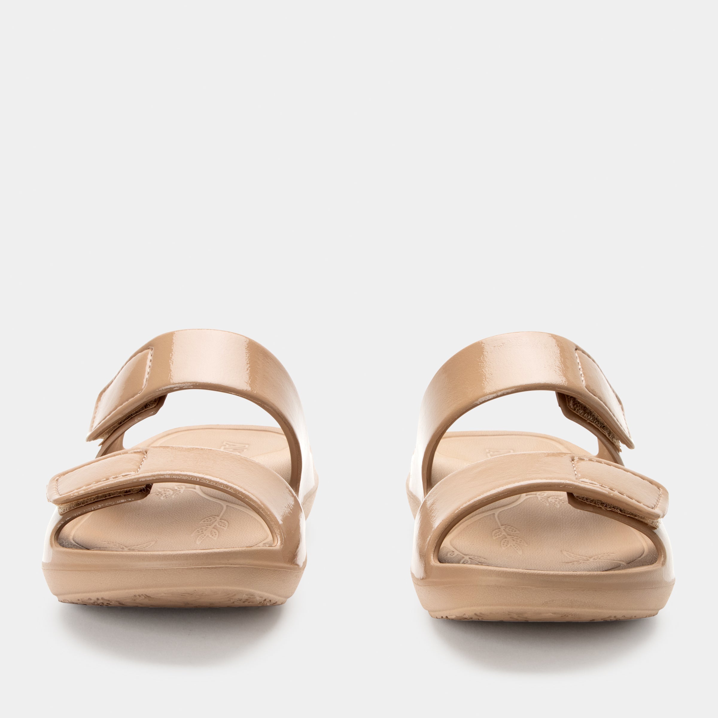 Orbyt Taupe Gloss Sandal