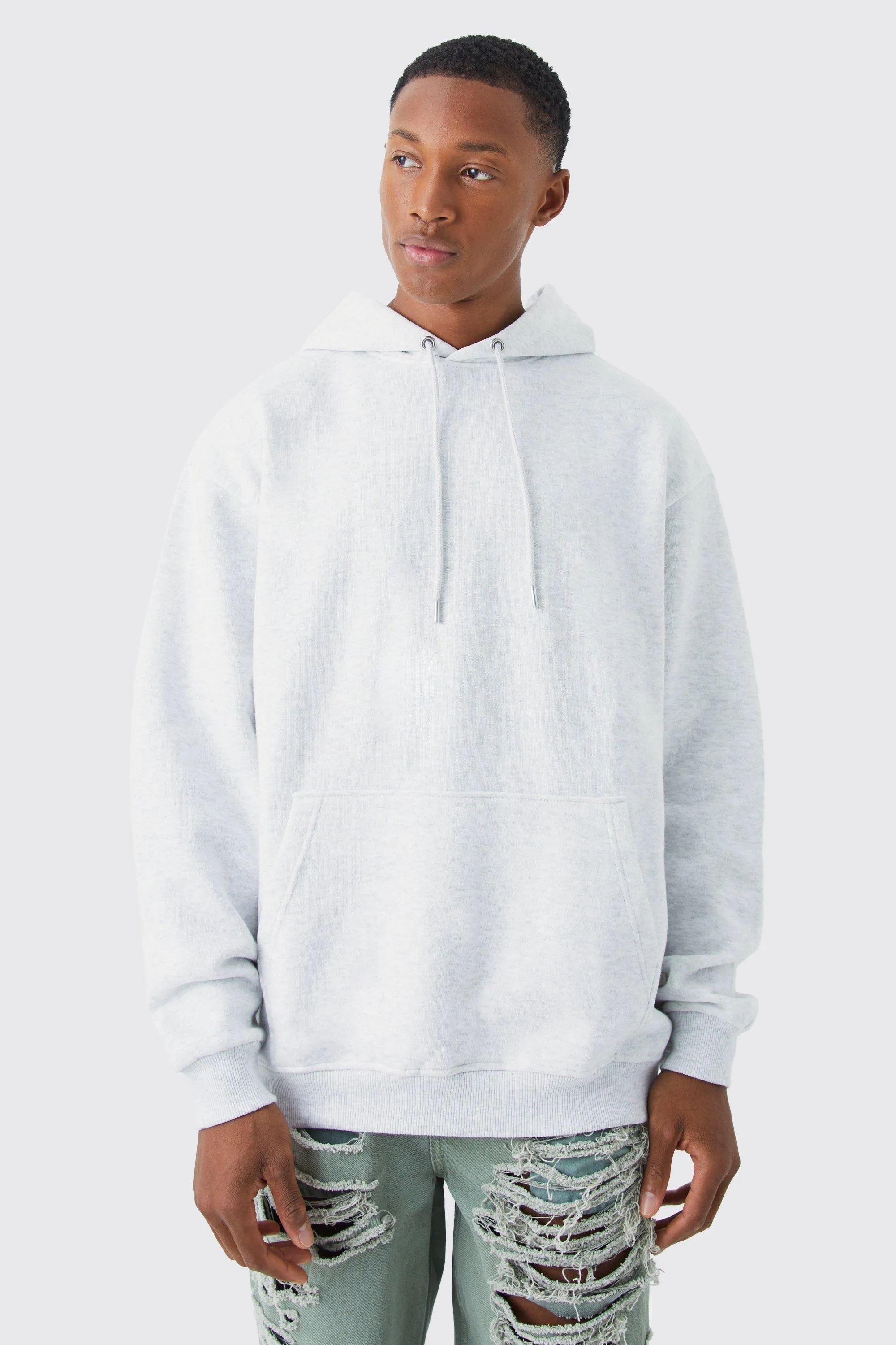 Oversized Man Basic Hoodie