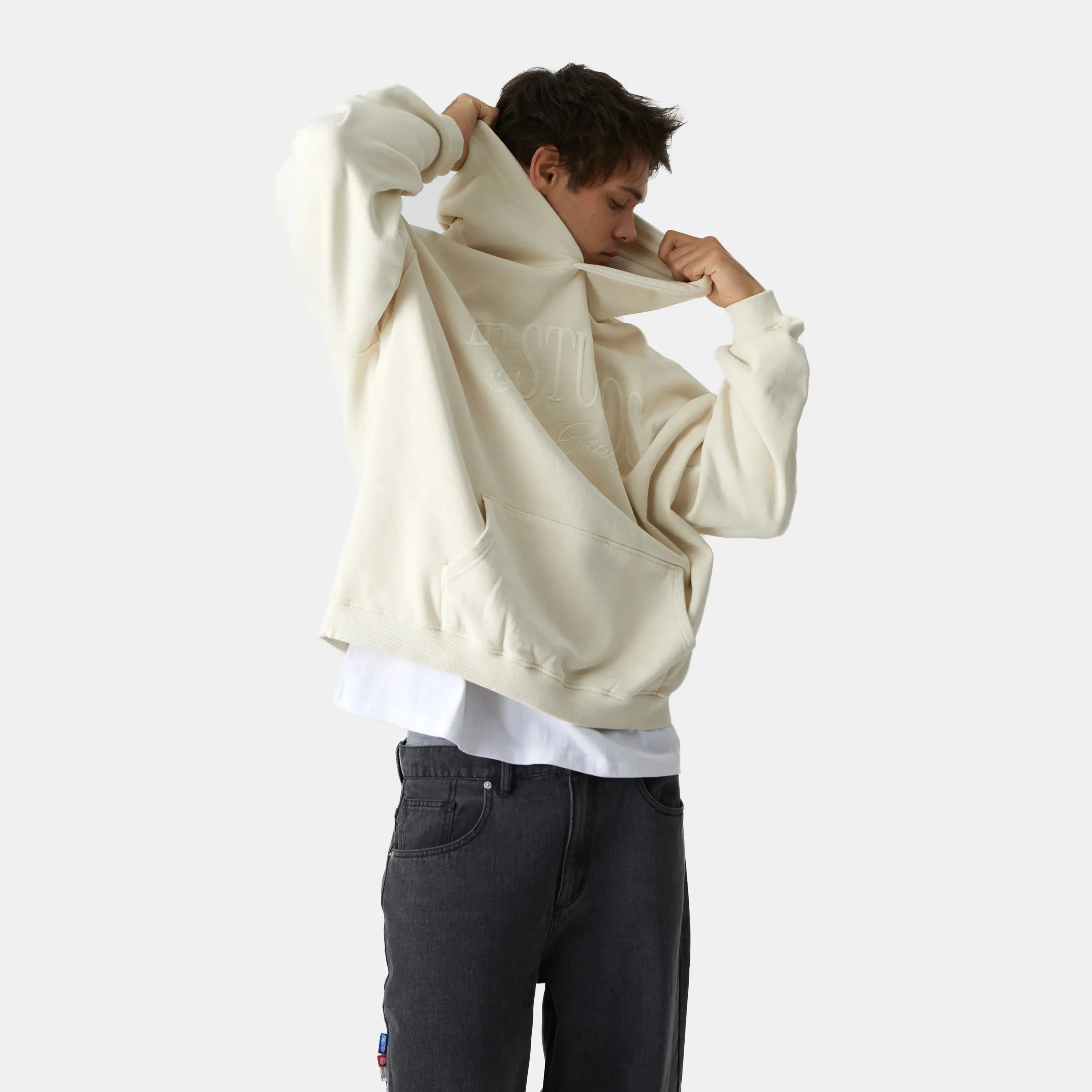 Phantom Off Sand Oversized Hoodie