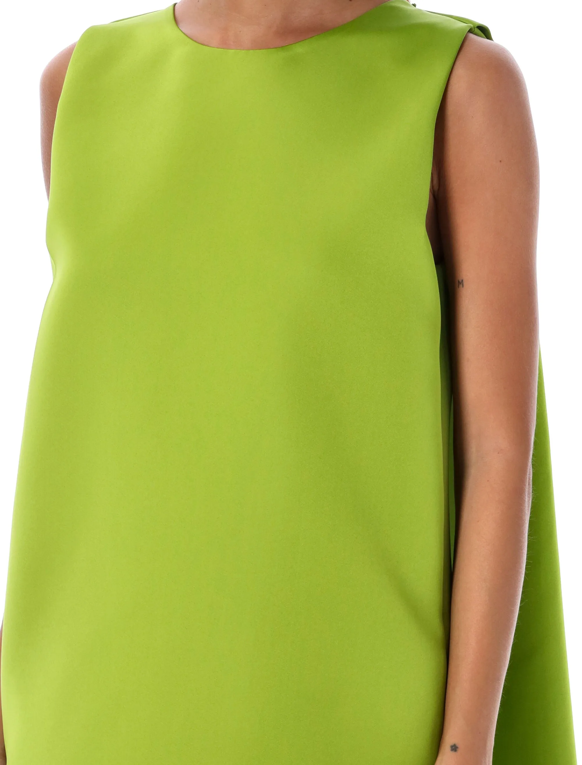 PHILOSOPHY DI LORENZO SERAFINI Elegant Mini Shift Dress in Silk Blend