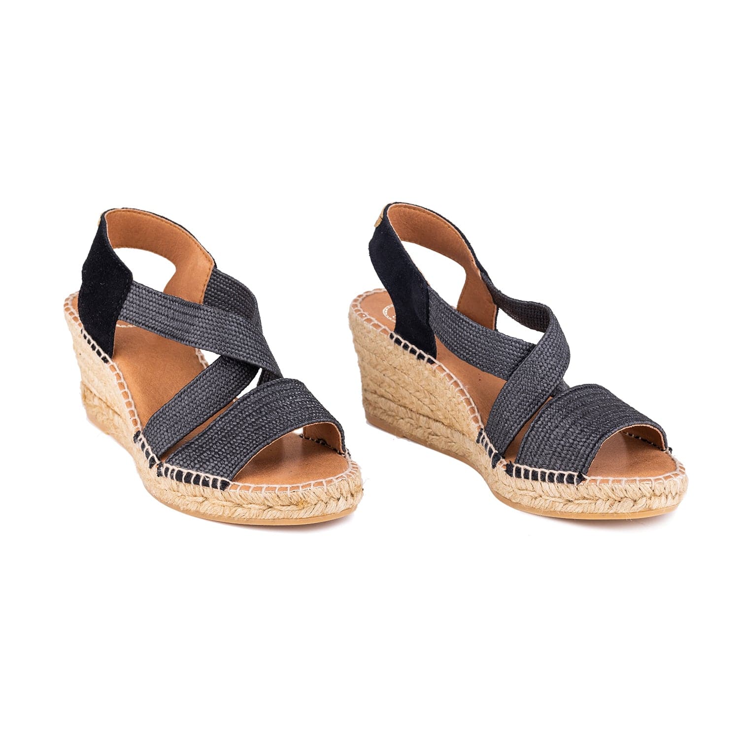 Plain Cotton Blend Wedge Espadrille for Women - Susa-SP