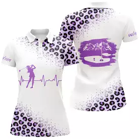 Polo Golf Femme, Motif Golfeuse Et Terrain De Golf - Cadeau Idéal Pour Fan De Golf - CT12072317