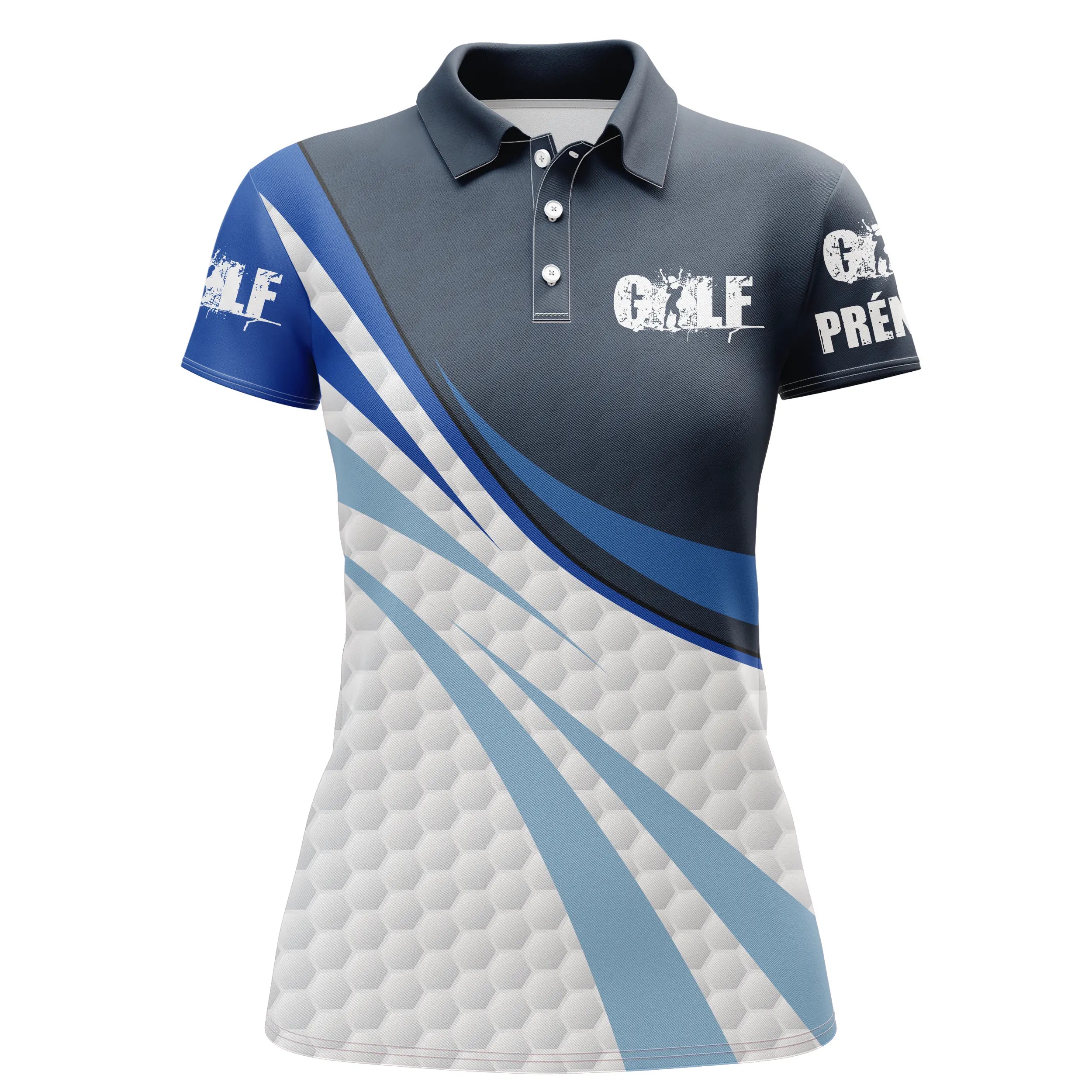 Polo Golf Personnalisé - Confortable et légant, Motif Swing de Golf Unique - Idéal pour Golfeurs - CT12072314