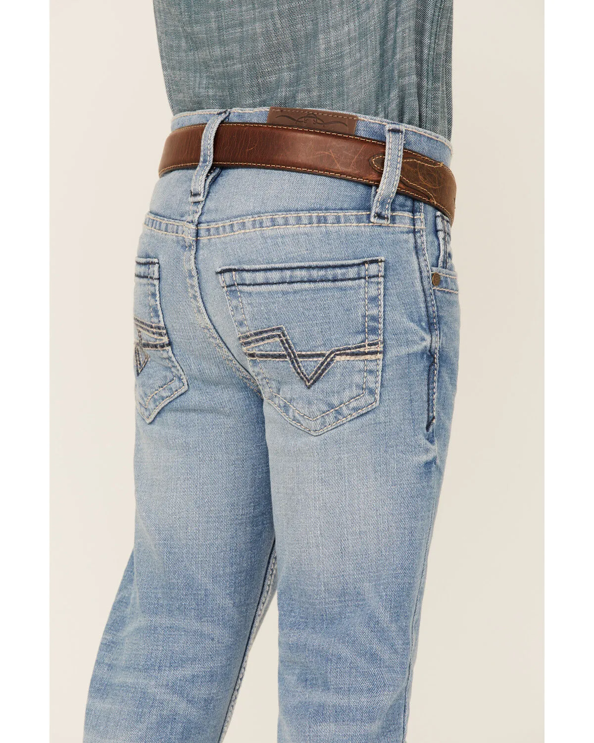 Product Name:  Cody James Little Boys' Flint Light Wash Stretch Slim Straight Jeans - Sizes 4-8