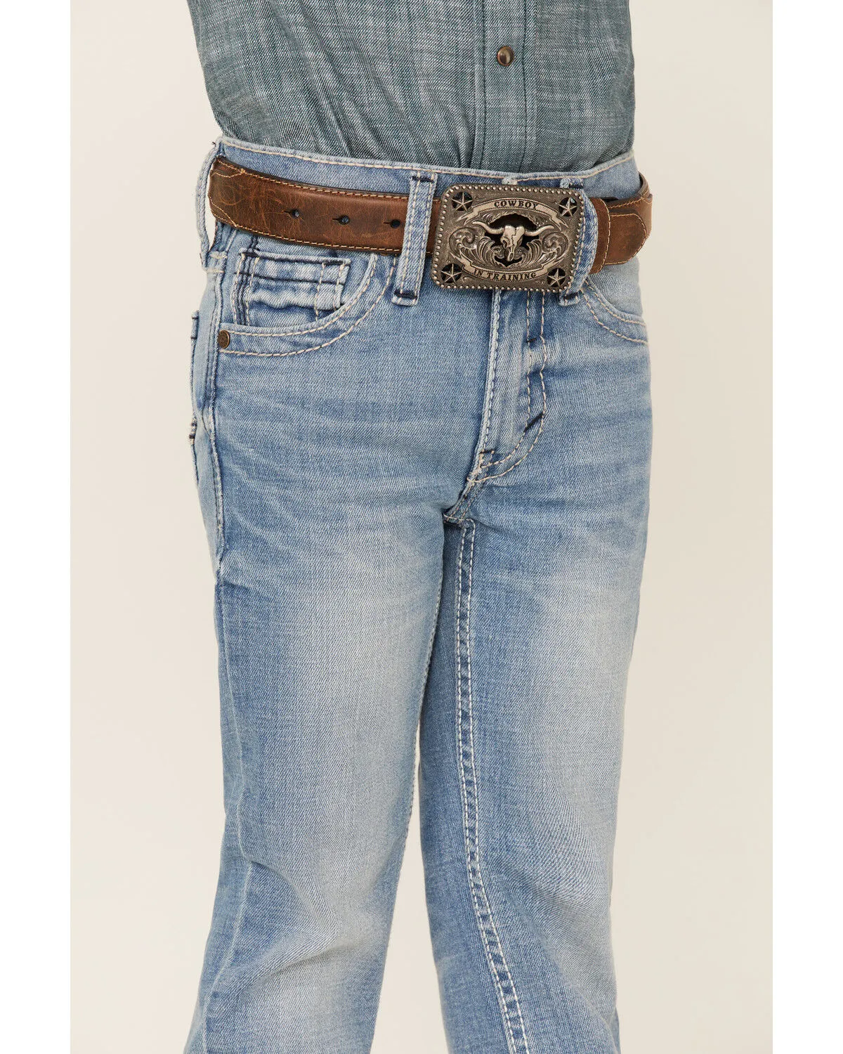 Product Name:  Cody James Little Boys' Flint Light Wash Stretch Slim Straight Jeans - Sizes 4-8