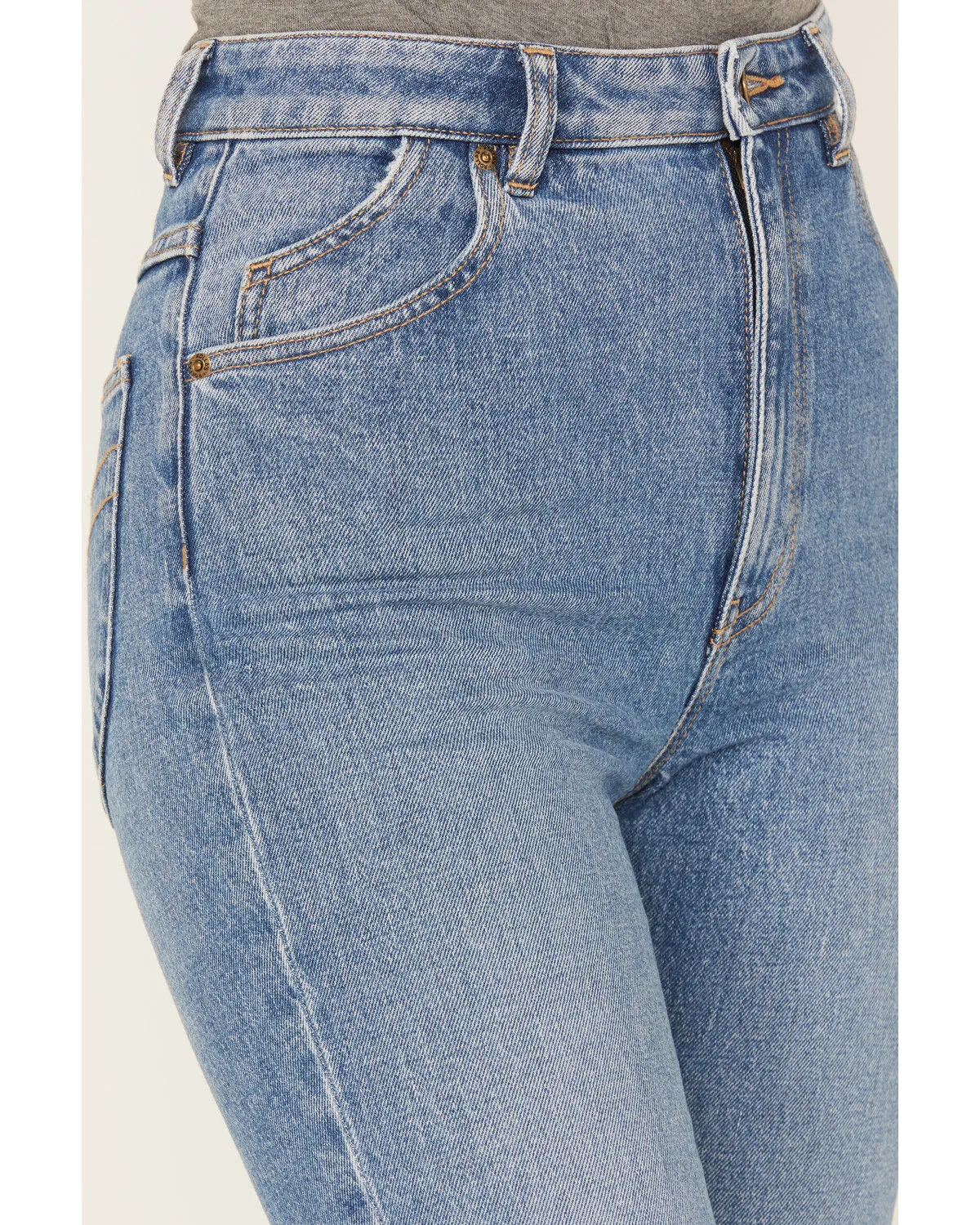 Product Name:  Rolla's Women's Medium Wash High Rise Cyprus Dusters Straight Jeans