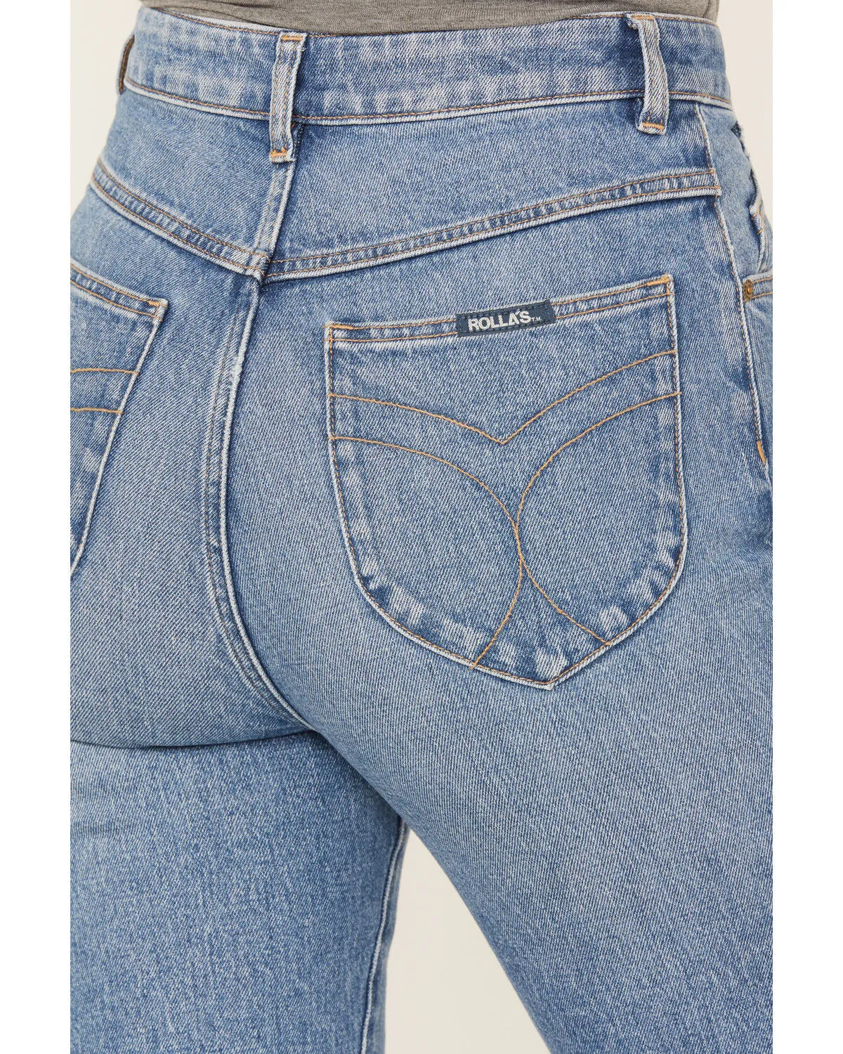 Product Name:  Rolla's Women's Medium Wash High Rise Cyprus Dusters Straight Jeans