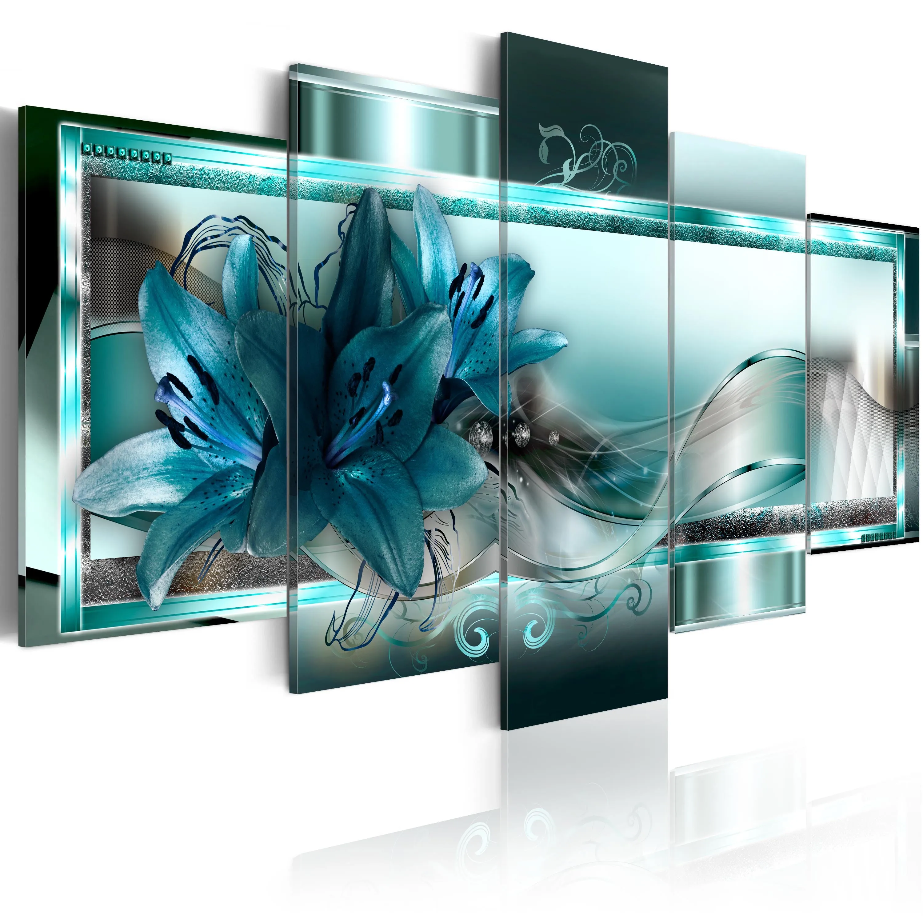 Quadro Sky Blue Lilies