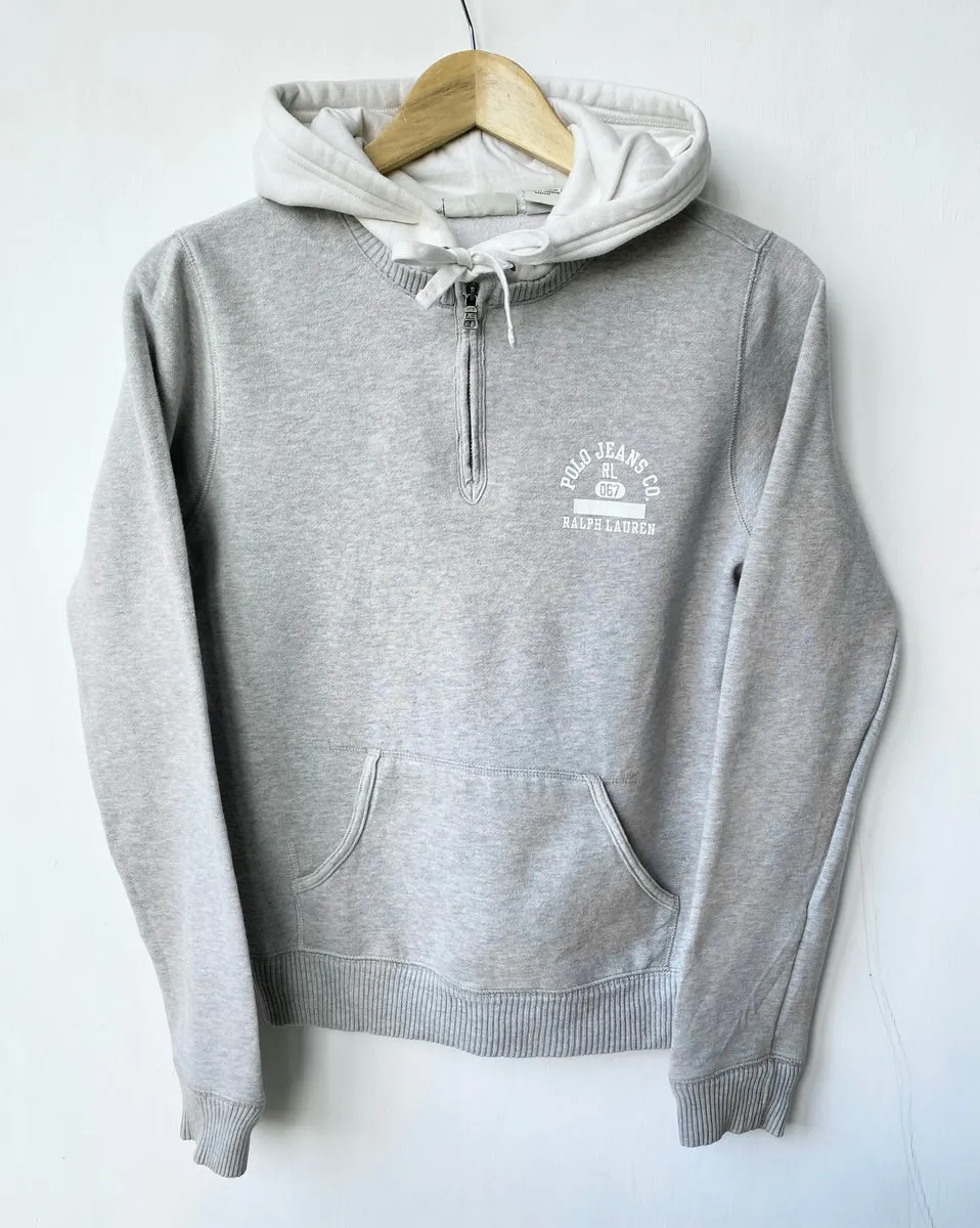 Ralph Lauren 1/4 zip hoodie (S)