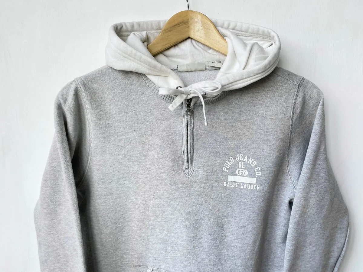 Ralph Lauren 1/4 zip hoodie (S)