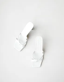 Raylee Heels (White Patent) - By Billini