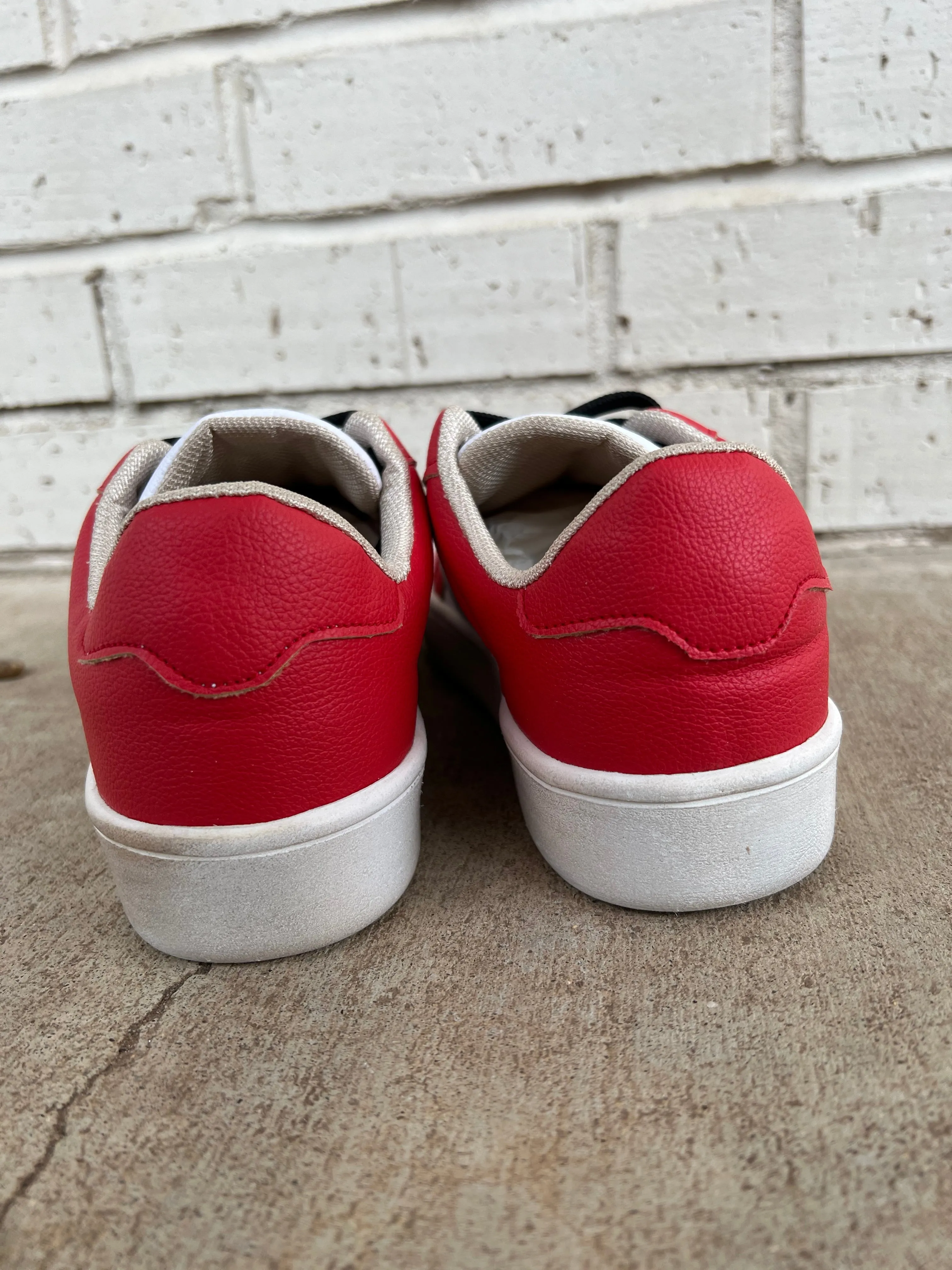 Red & Black Game Day Sneakers