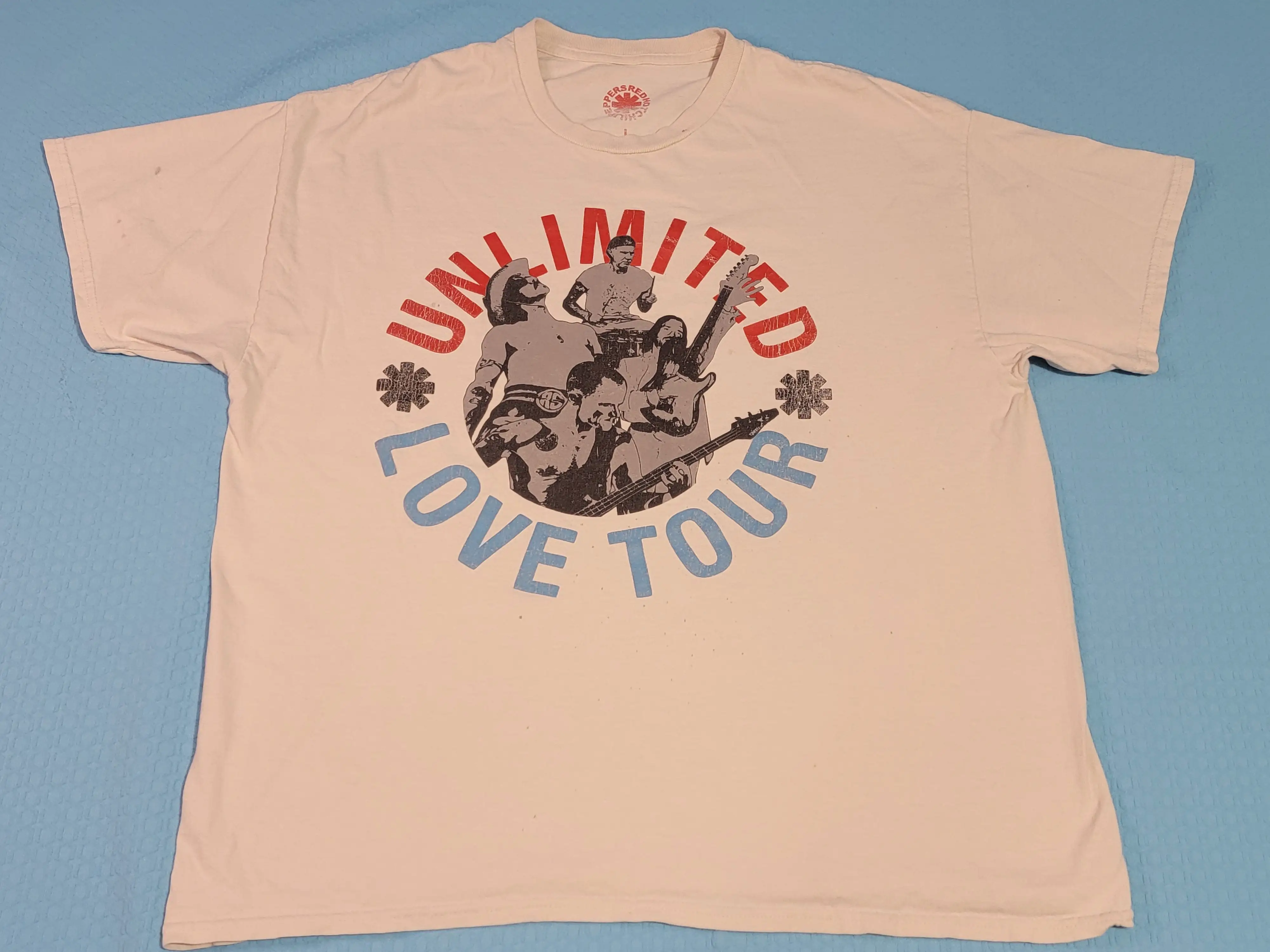 Red Hot Chili Peppers RHCP 2022 Unlimited Love Flea US Cities Tour T-Shirt