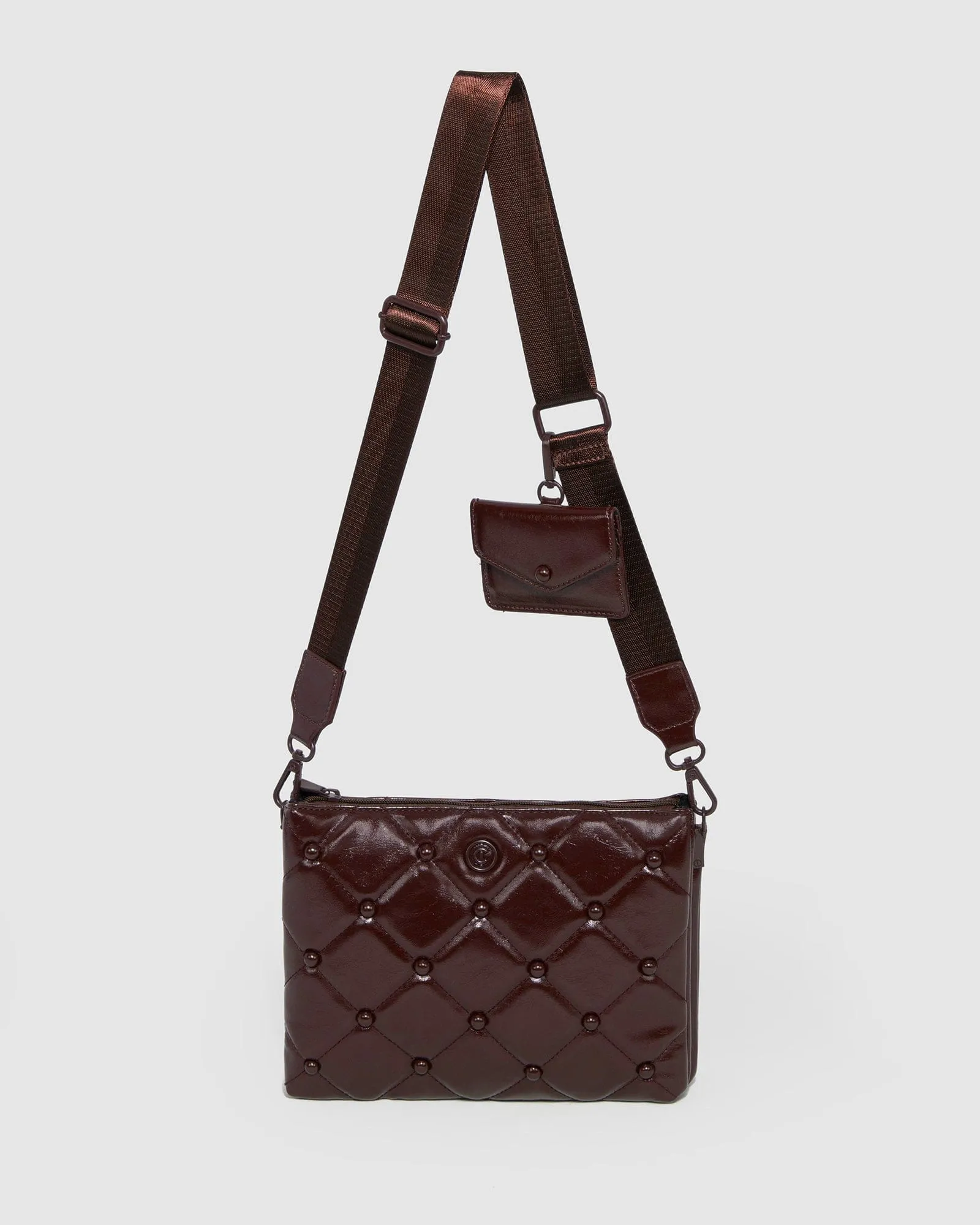 Red MJ Webbing Crossbody Bag