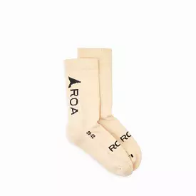 ROA Logo Socks Beige