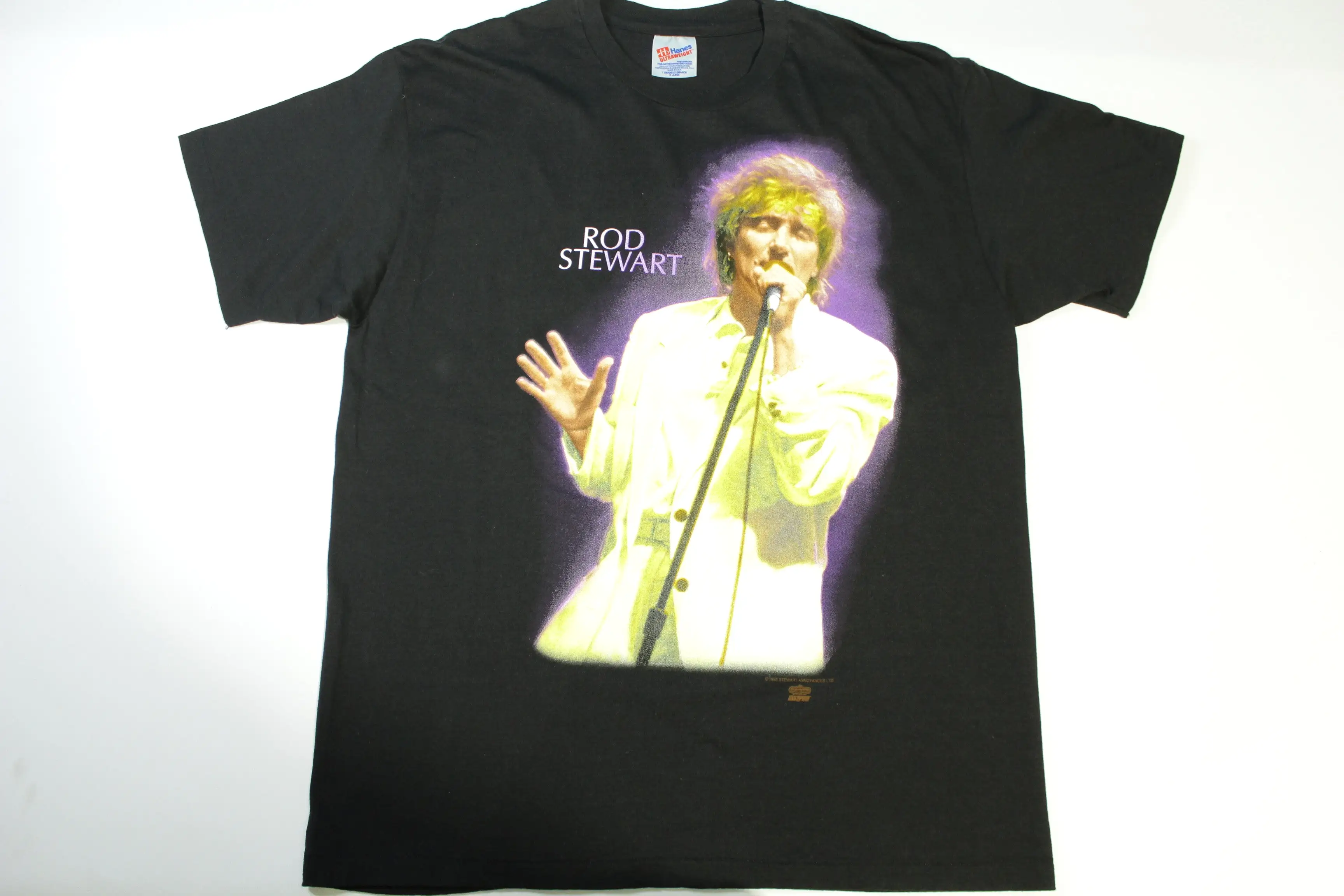 Rod Stewart A Night To Remember 1993 Winterland Vintage Deadstock 90's Tour T-Shirt