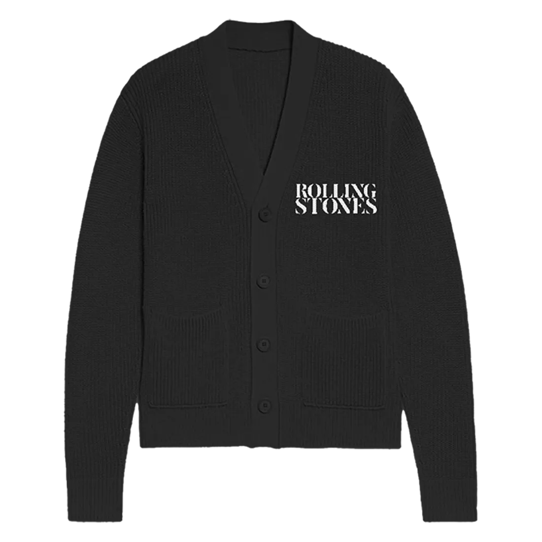 Rolling Stones Black Cardigan