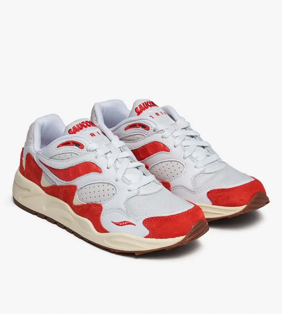 Saucony Grid Shadow 2 White / Red