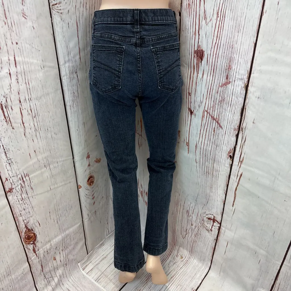 SECOND YOGA JEANS DARK WASH DENIM SZ 27 (4) TC3