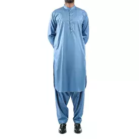 Sky Blue Shalwar Qameez