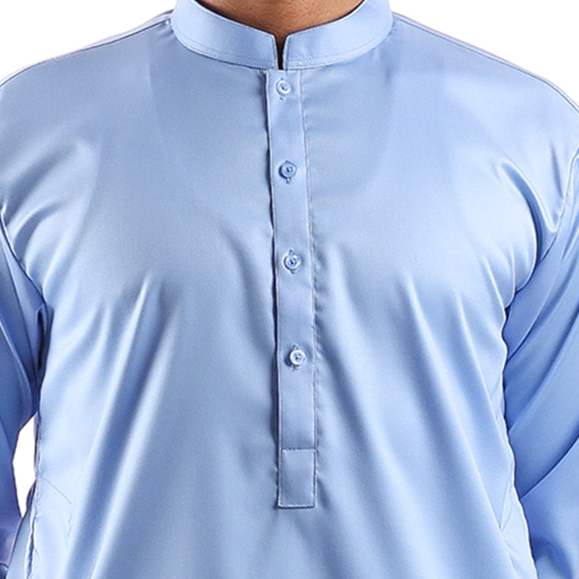 Sky Blue Shalwar Qameez