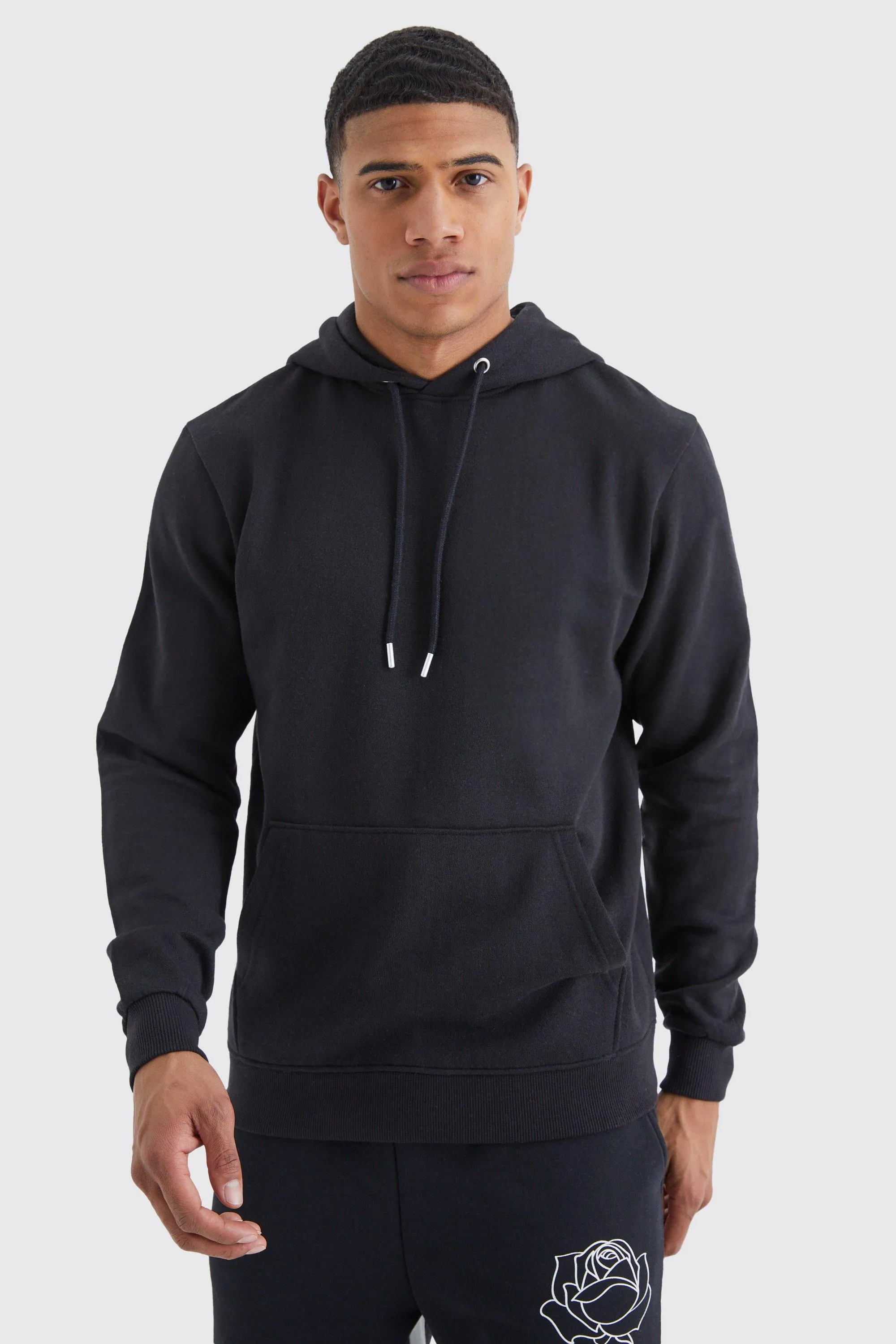 Slim Fit Basic Hoodie