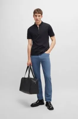 Slim-fit jeans in two-tone stretch denim