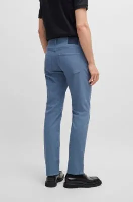 Slim-fit jeans in two-tone stretch denim