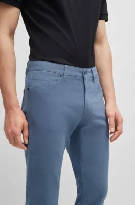 Slim-fit jeans in two-tone stretch denim