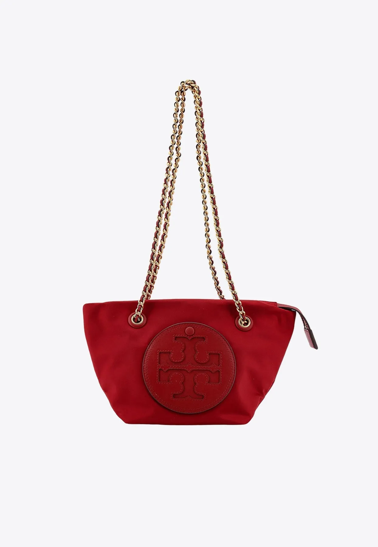 Small Ella Logo-Patch Crossbody Bag