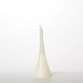 Small White Trumpet Candle