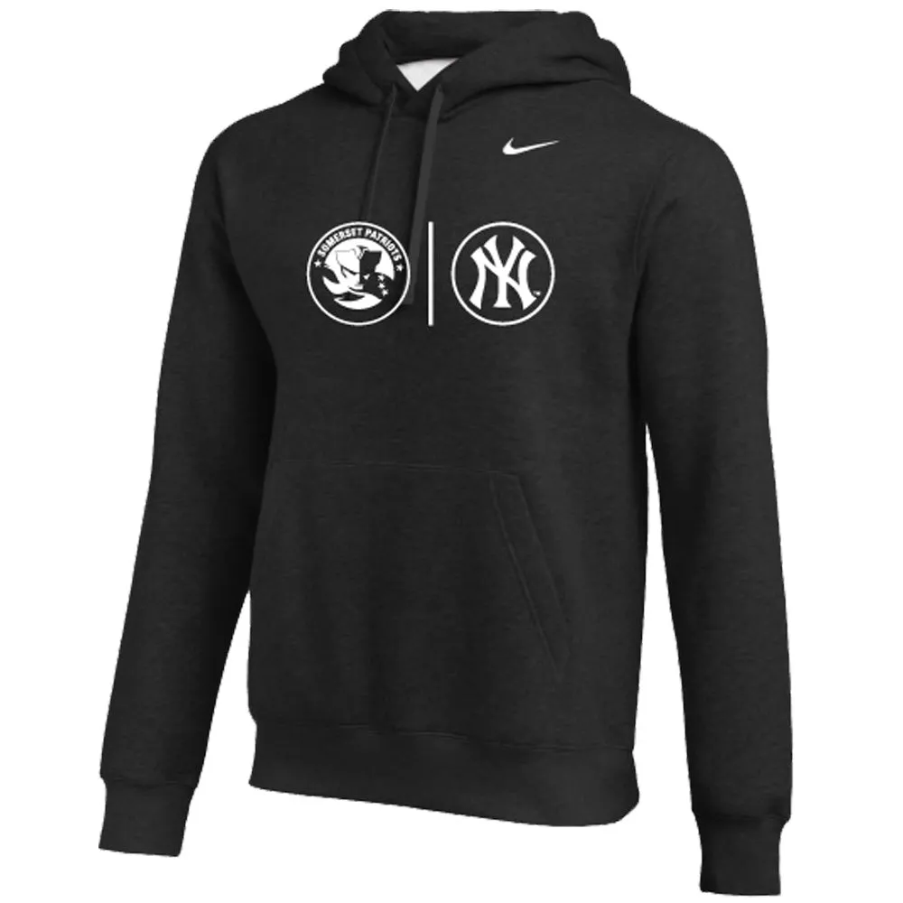 Somerset Patriots Nike Mens Medallion Logo Lock ICON Hoodie