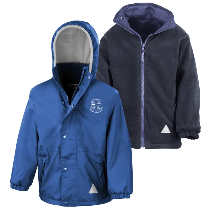 Southwick Community Primary School Royal Blue Waterproof Coat