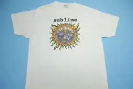 Sublime 40 OZ To Freedom Skunk Records Long Beach California Vintage 90's T-Shirt