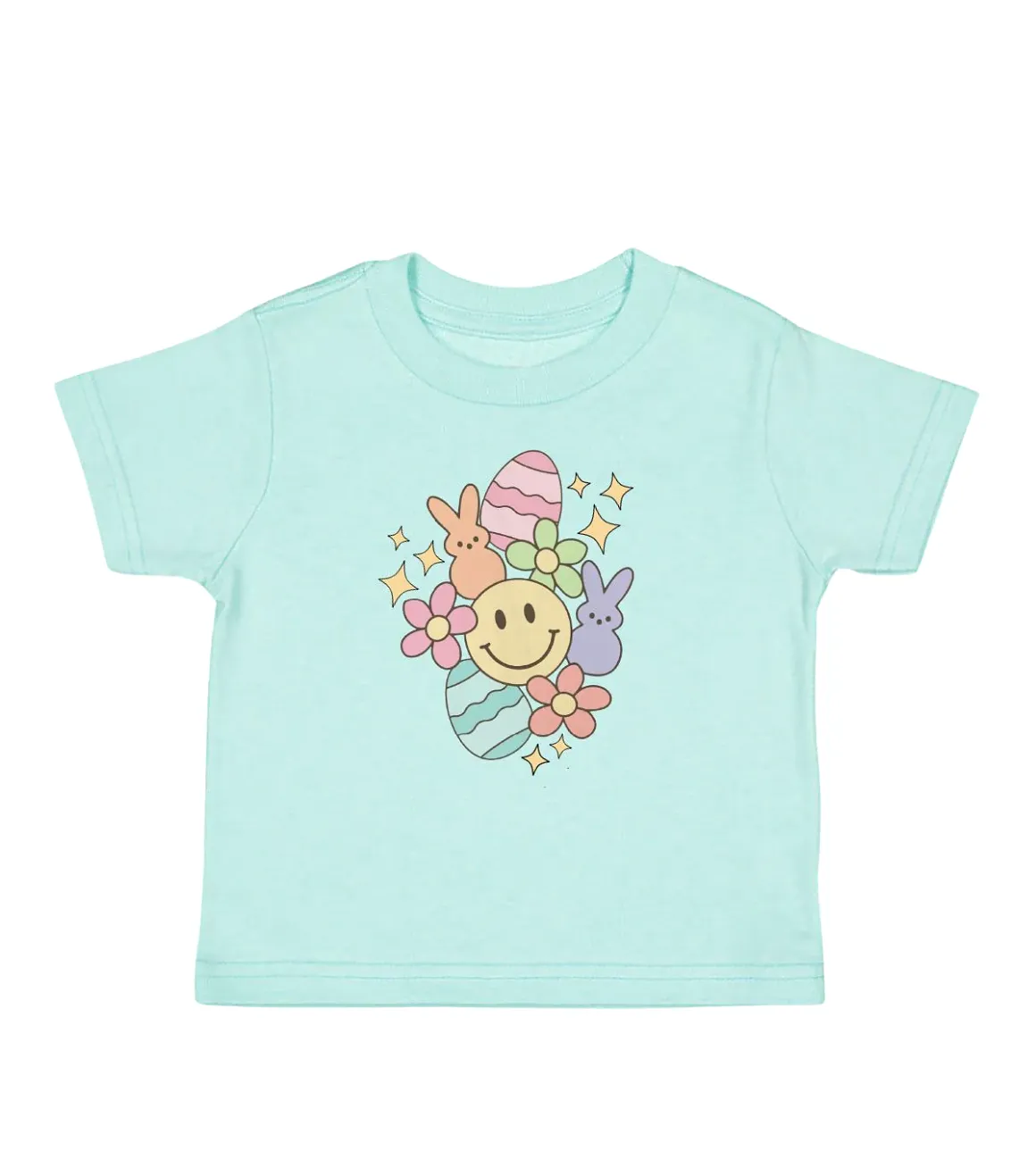 Sweet Wink - Aqua Easter Doodle SS T-Shirt