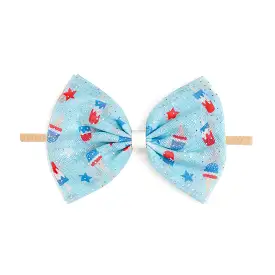 Sweet Wink Bomb Pop Tulle Bow Baby Headband