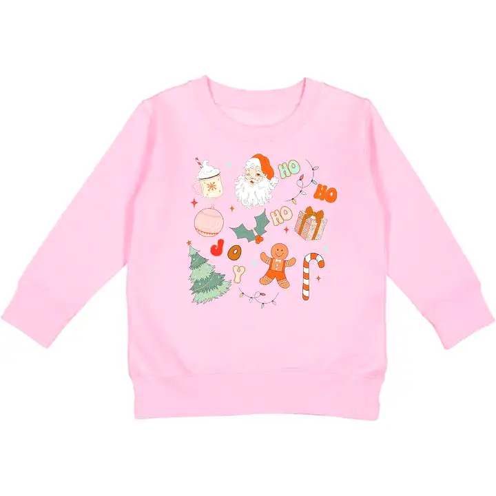 Sweet Wink - Christmas Doodle Sweatshirt