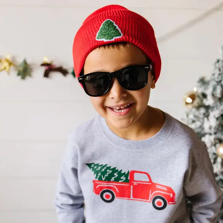 Sweet Wink - Christmas Tree Truck Sweatshirt