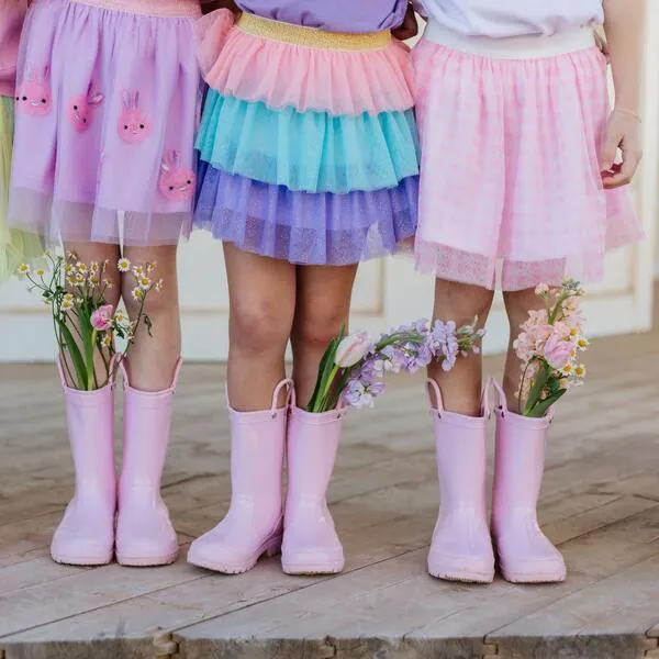 Sweet Wink Gingham Tutu, Pink