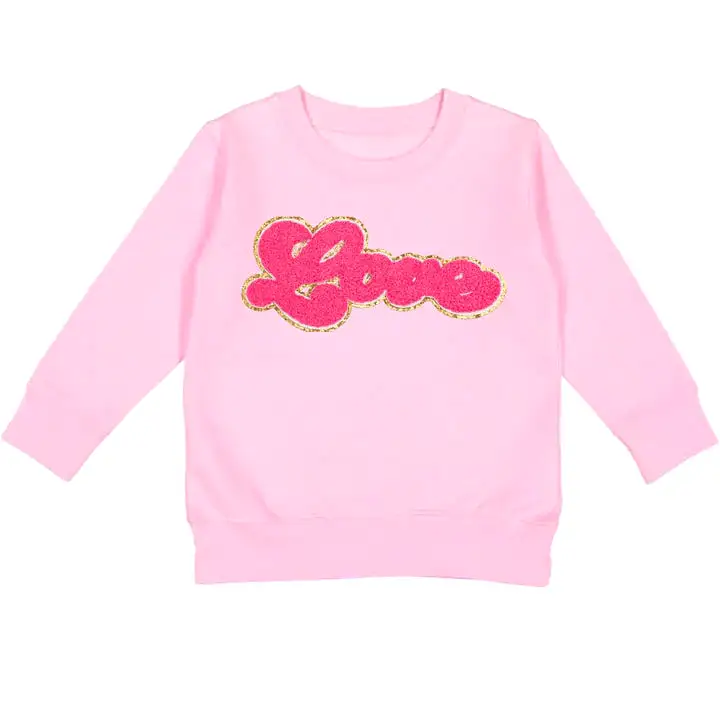 Sweet Wink - Love Script Sweatshirt