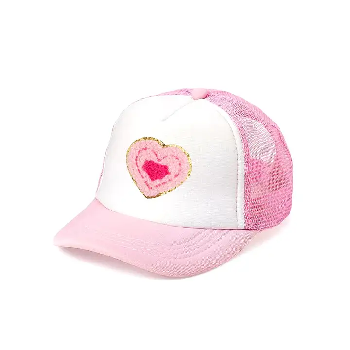 Sweet Wink - Multi Heart Patch Trucker Hat