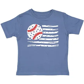 Sweet Wink Patriotic Baseball S/S Tee - Indigo