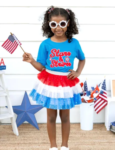 Sweet Wink - Patriotic Petal Tutu