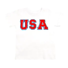 Sweet Wink USA Red Patch S/S Tee - White