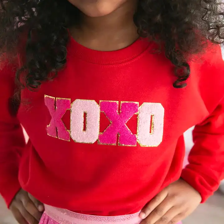 Sweet Wink - XOXO Patch Sweatshirt