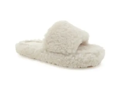 The Cream Teddy Slipper by Billini