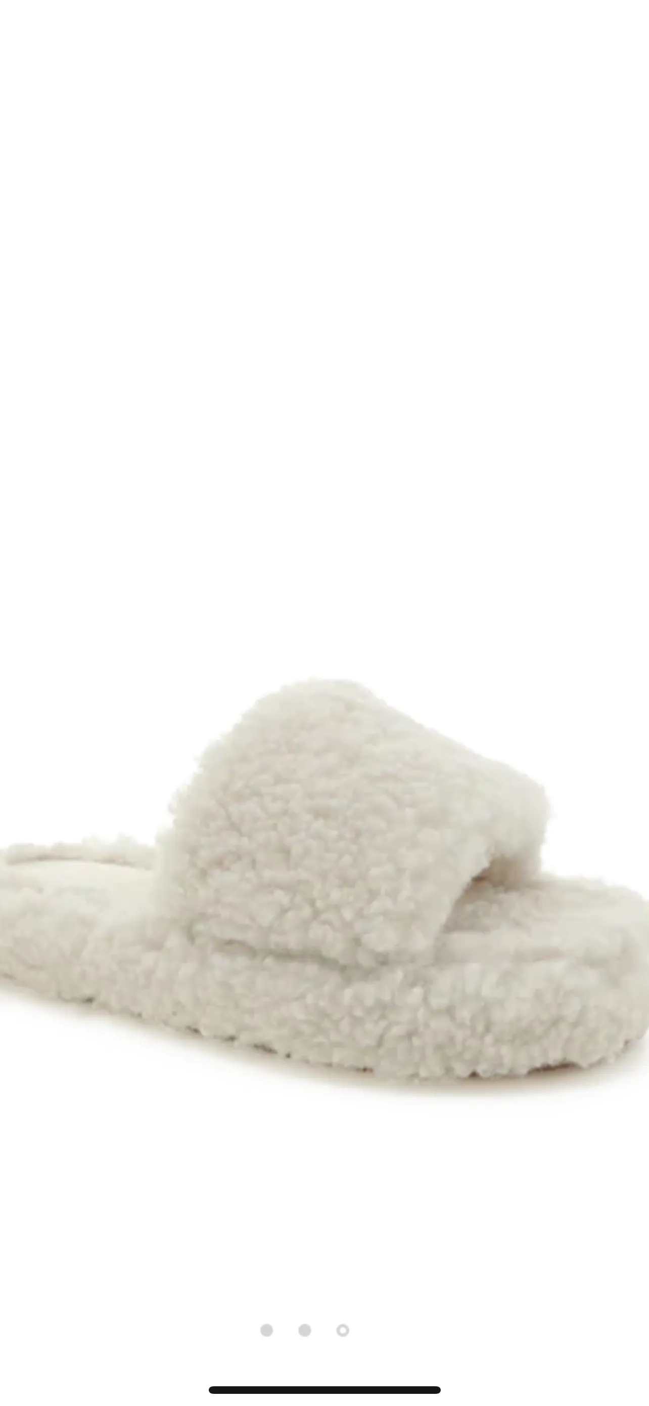 The Cream Teddy Slipper by Billini