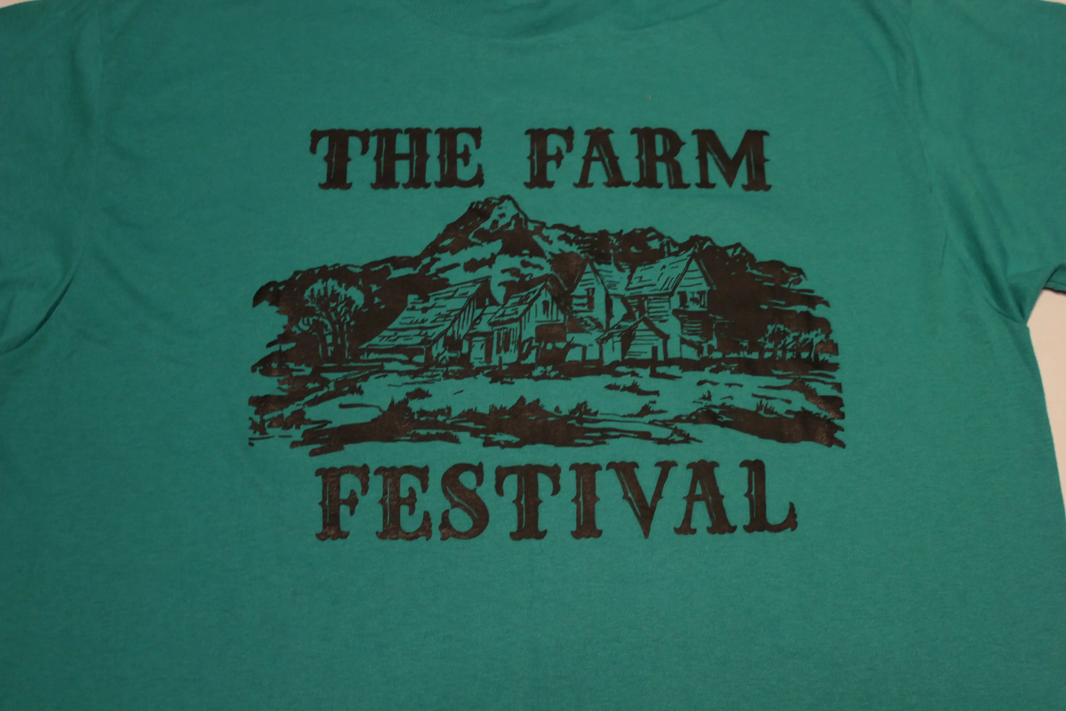 The Farm Festival Vintage 80's Farm Aid Hanes Fifty Single Stitch Made in USA T-Shirt